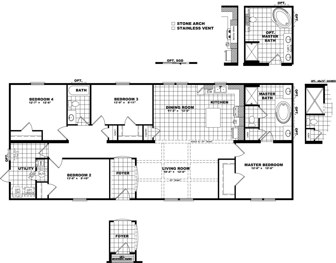 The THE SUPER HOUSTON 28 Floor Plan