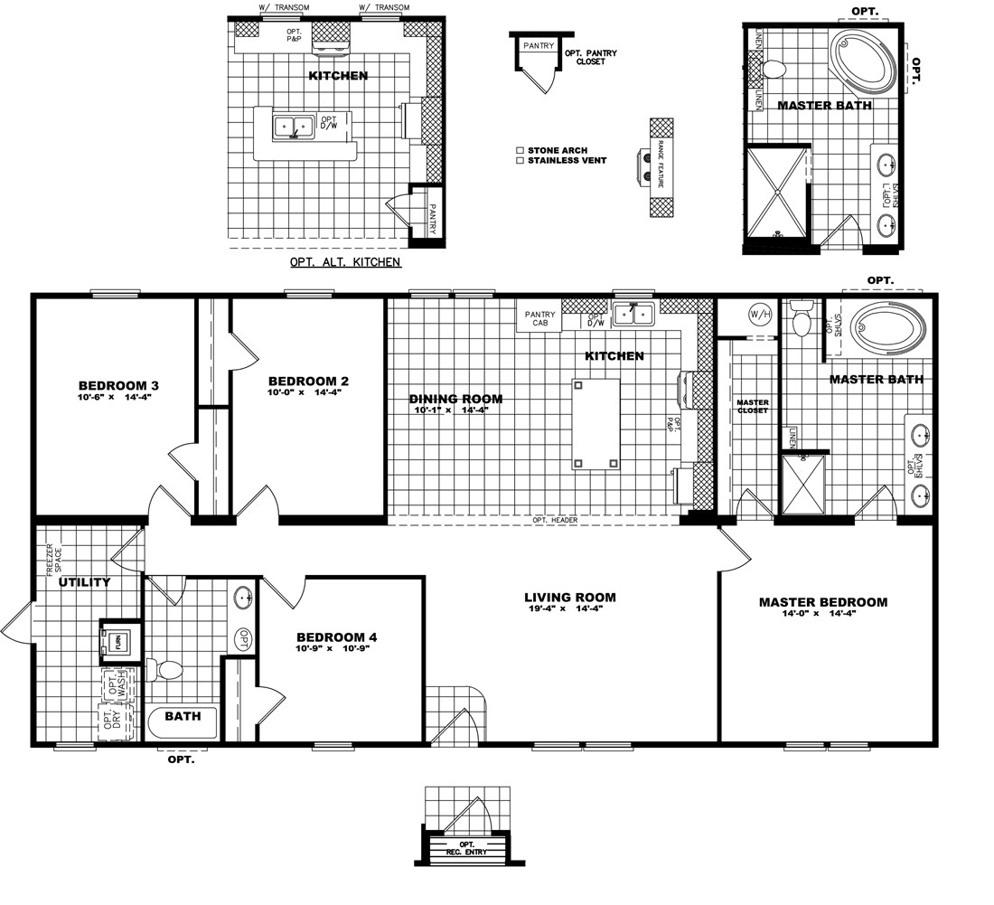 The THE DAYTONA 32 Floor Plan