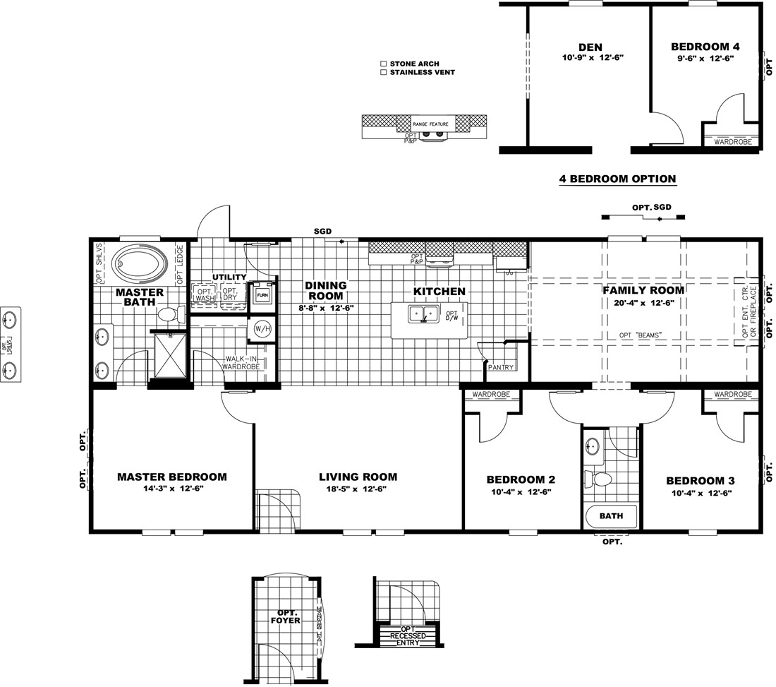The THE DINO 28 Floor Plan