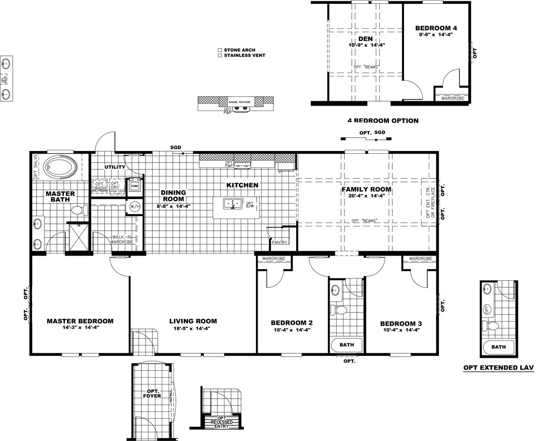 The THE DINO 32 Floor Plan
