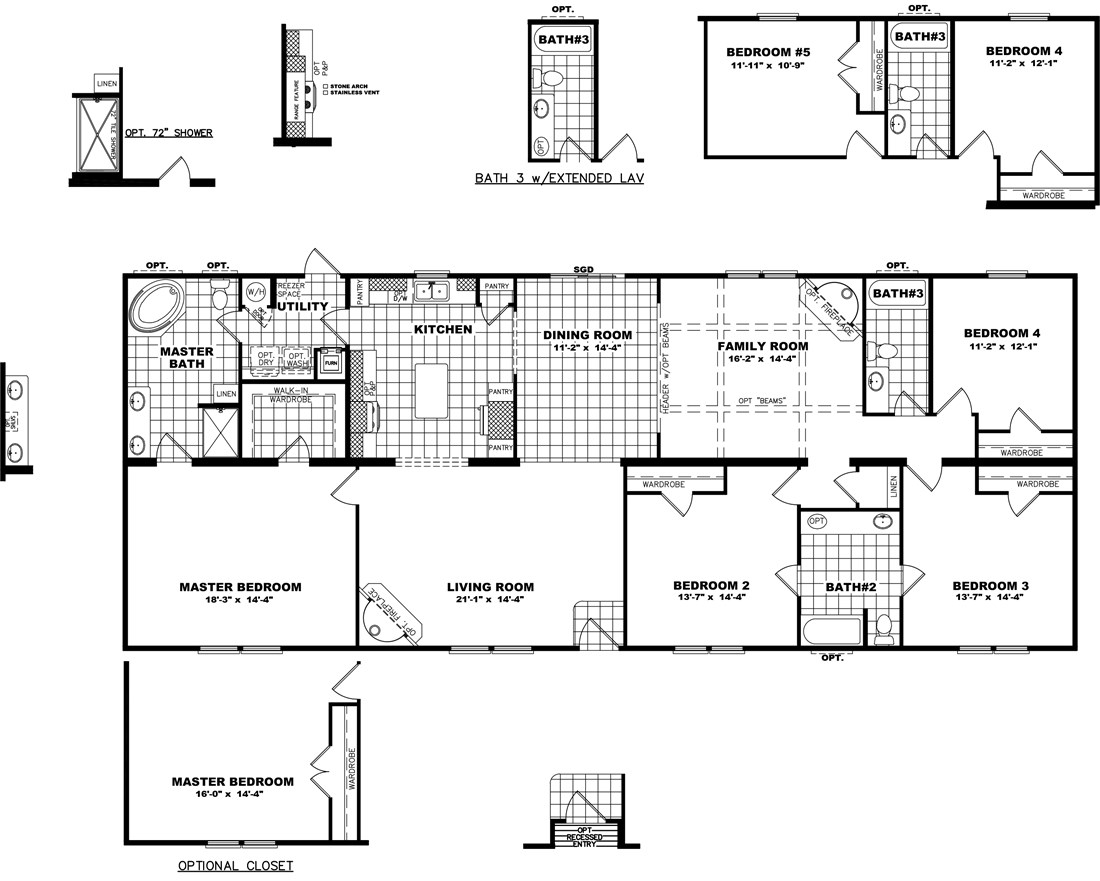 The THE MISSISSIPPI 32 Floor Plan