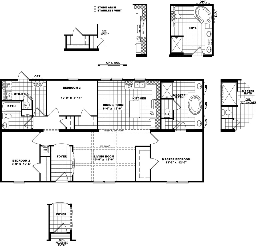 The THE HOUSTON 28 Floor Plan